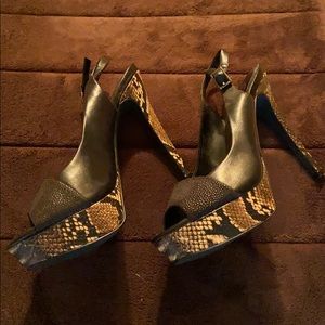 Jessica Simpson Peep Toe Platform Heel